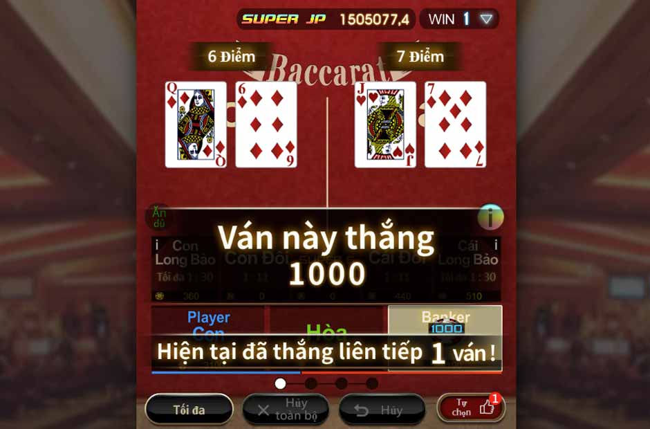 Game bài baccarat 3d tại nhà cái online