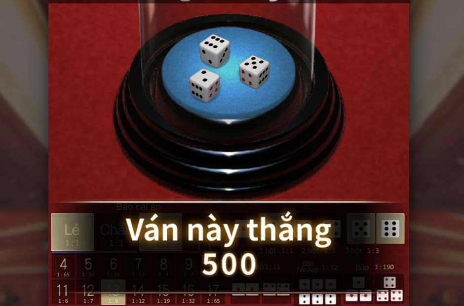Game 3d tài xìu dễ chơi dễ trúng thưởng